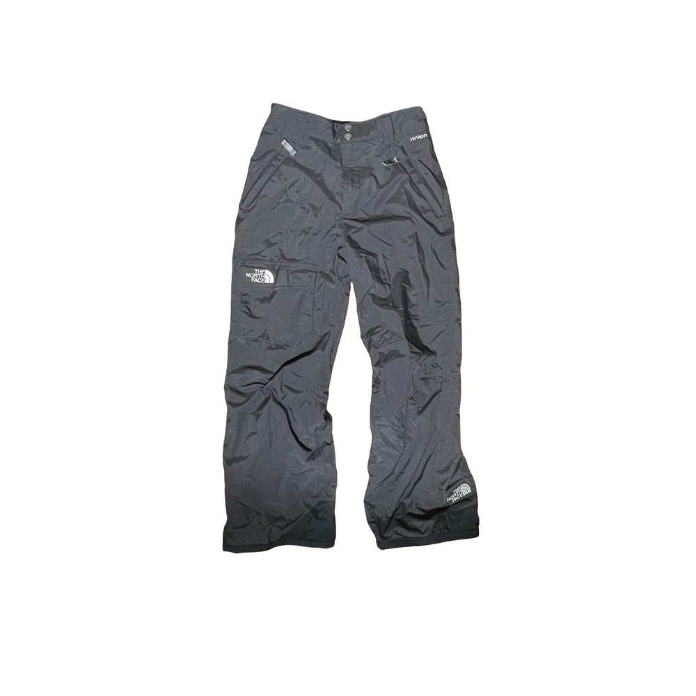 The North Face Girls Black HyVent Insulated Snow Pants Size Medium  Ski Sledding